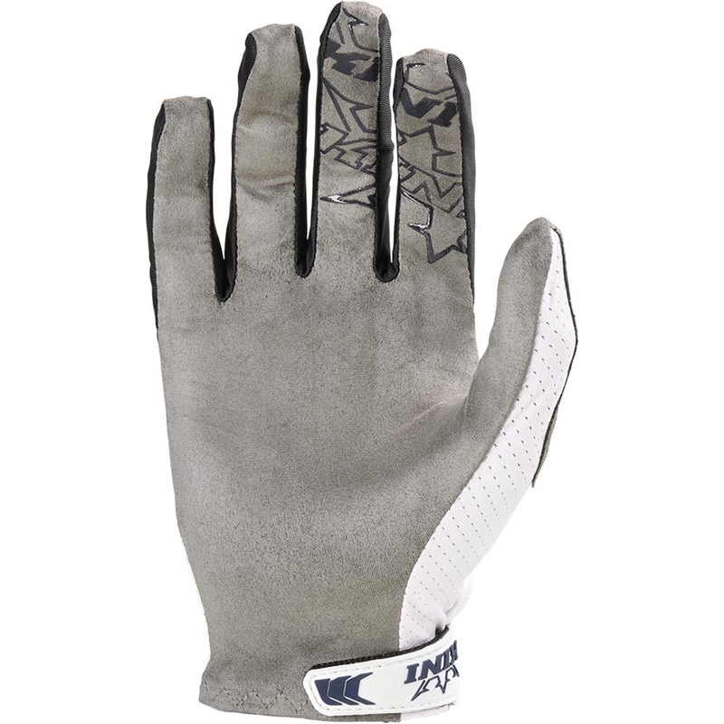 Guanti da motocross KINI Red Bull 1.0 RXP bianchi