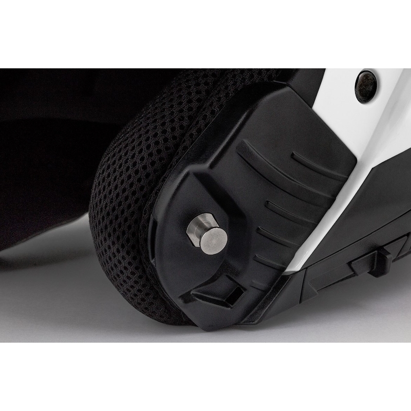 Casco moto Cassida Compress 2.0 Refraction bianco-nero-giallo fluo