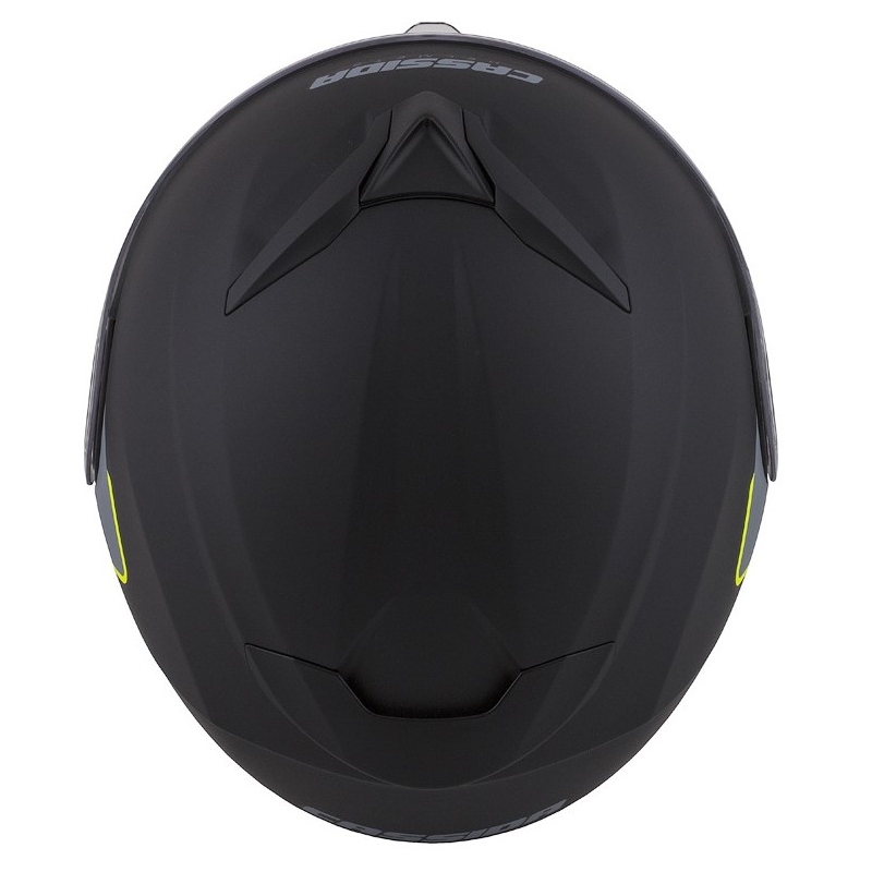 Casco da moto Cassida Compress 2.0 Refraction nero-grigio-giallo fluo Saldi