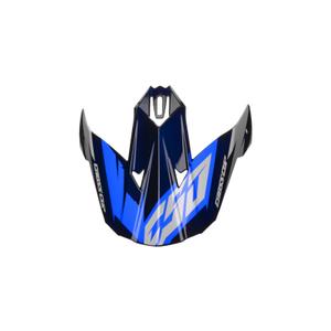 Visiera per casco Cassida Cross Cup Two nero-bianco-blu