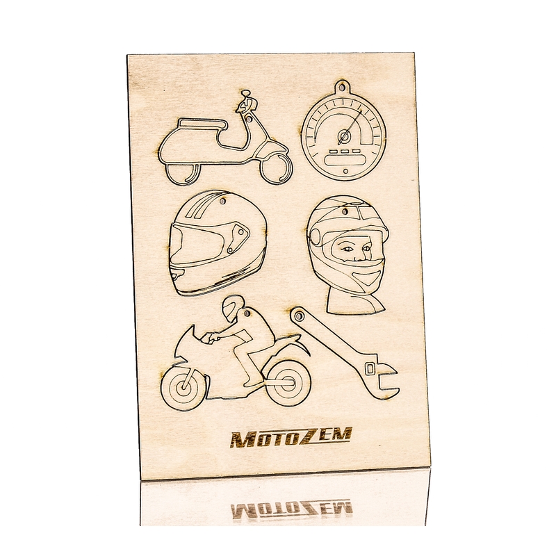 Ornamenti in legno MotoZem Saldi