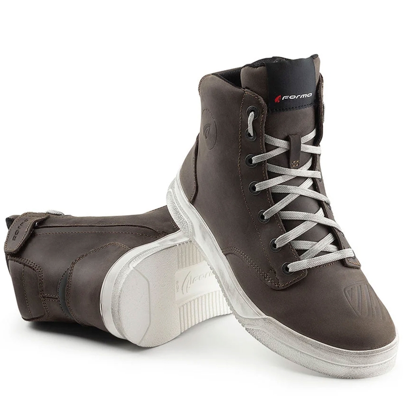 Stivali da moto Forma City Dry marrone