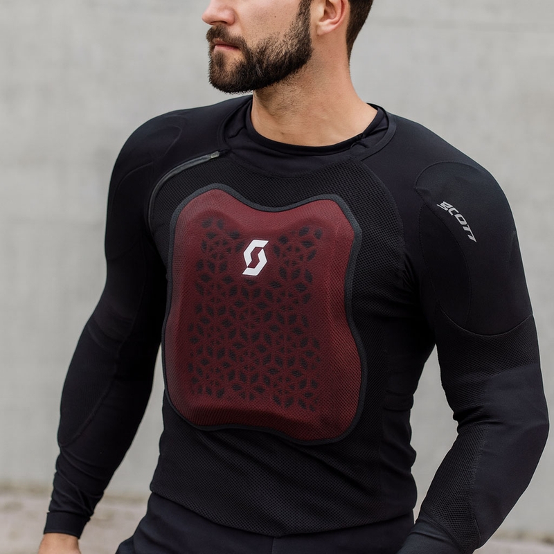 Protezione per il corpo SCOTT Softcon Air nero-grigio
