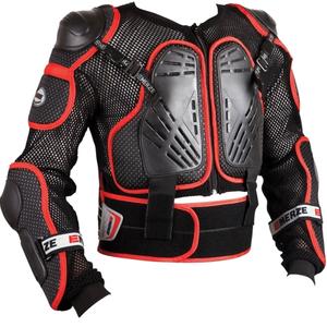 Protezione del corpo per bambini Emerze EM5 nero-rosso