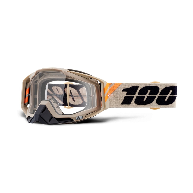 Motokrosové brýle 100% RACECRAFT Poliet (čiré plexi)