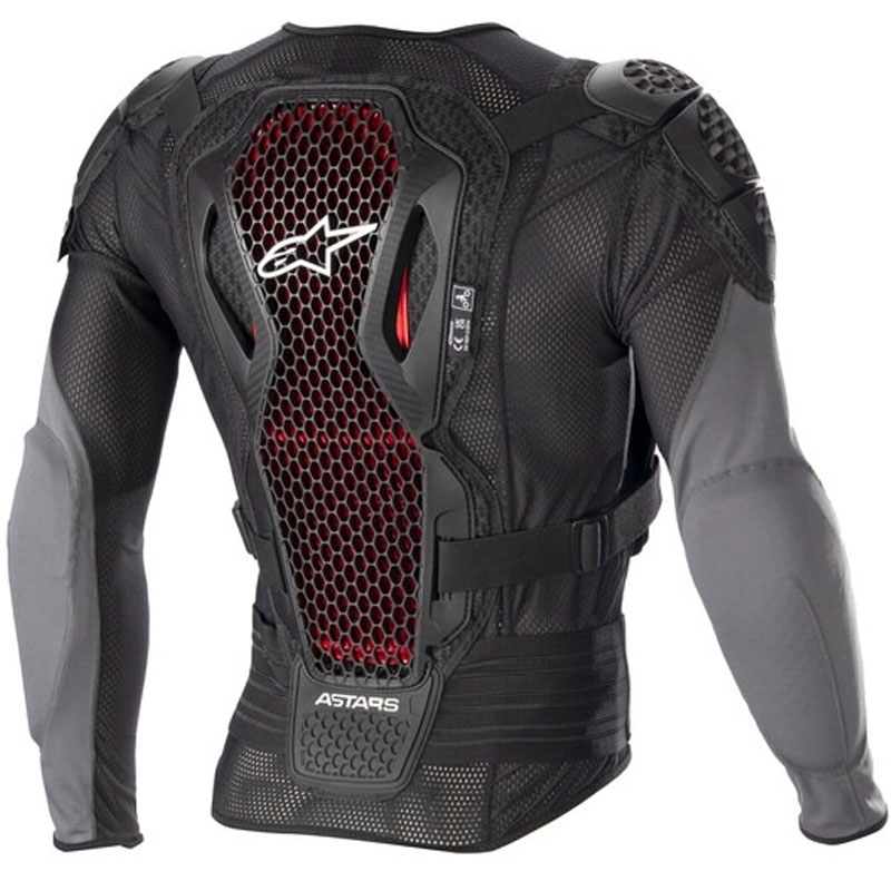 Protezione corpo Alpinestars Bionic Plus 2 nero-grigio-rosso