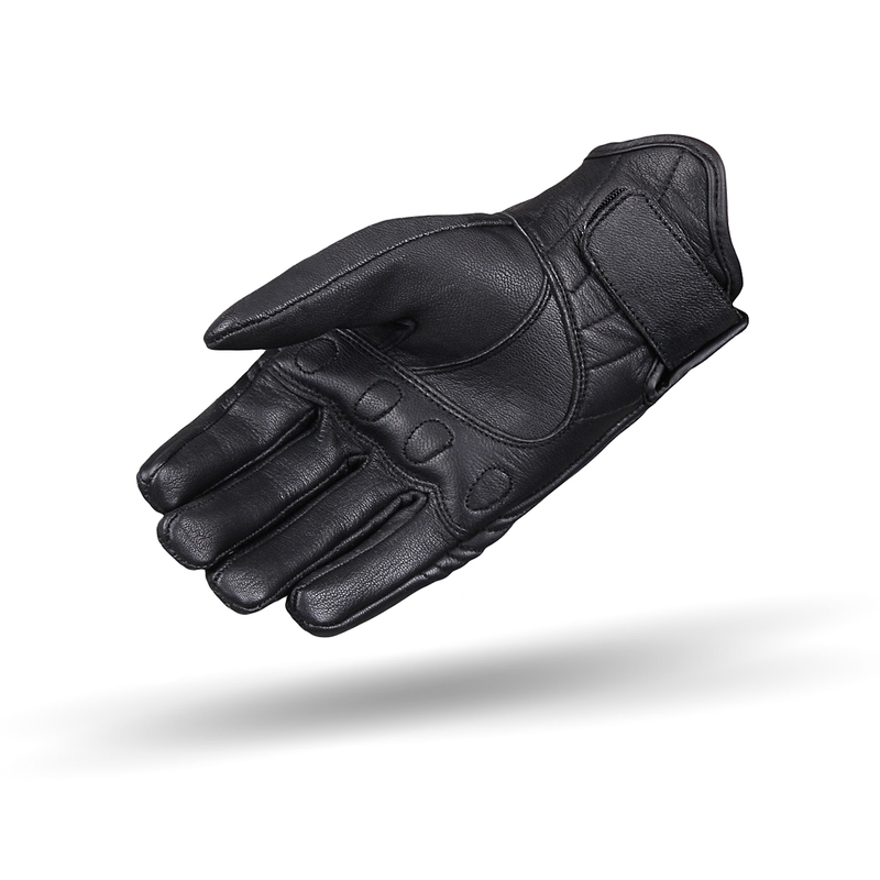 Rukavice na motorku Street Racer Striker černé perforované - II. jakost