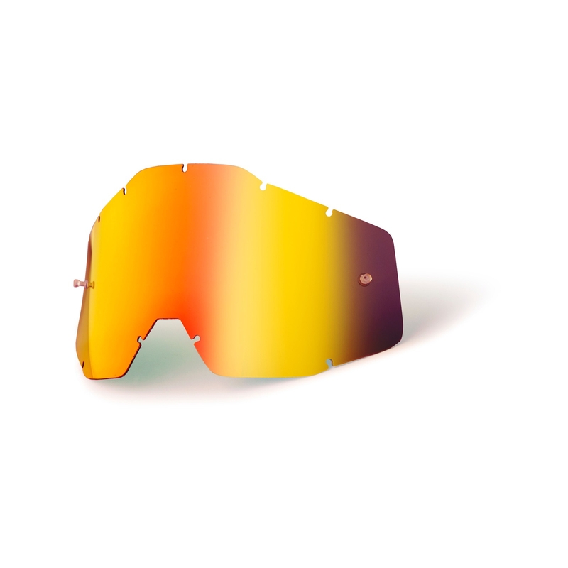 Plexi rosso cromato per occhiali da bambino 100% Accuri/Strata