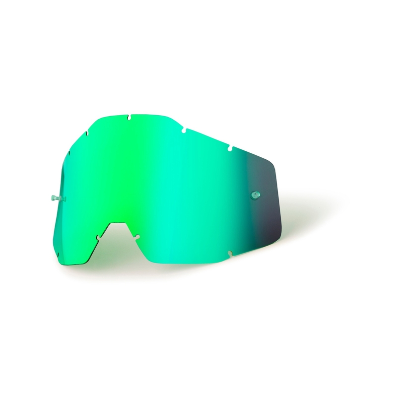 Plexi verde cromato per occhiali da bambino 100% Accuri/Strata