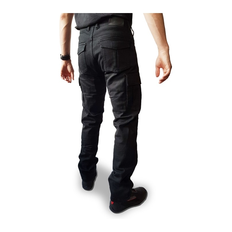 Jeans da moto Ozone Shadow II Nero Saldi