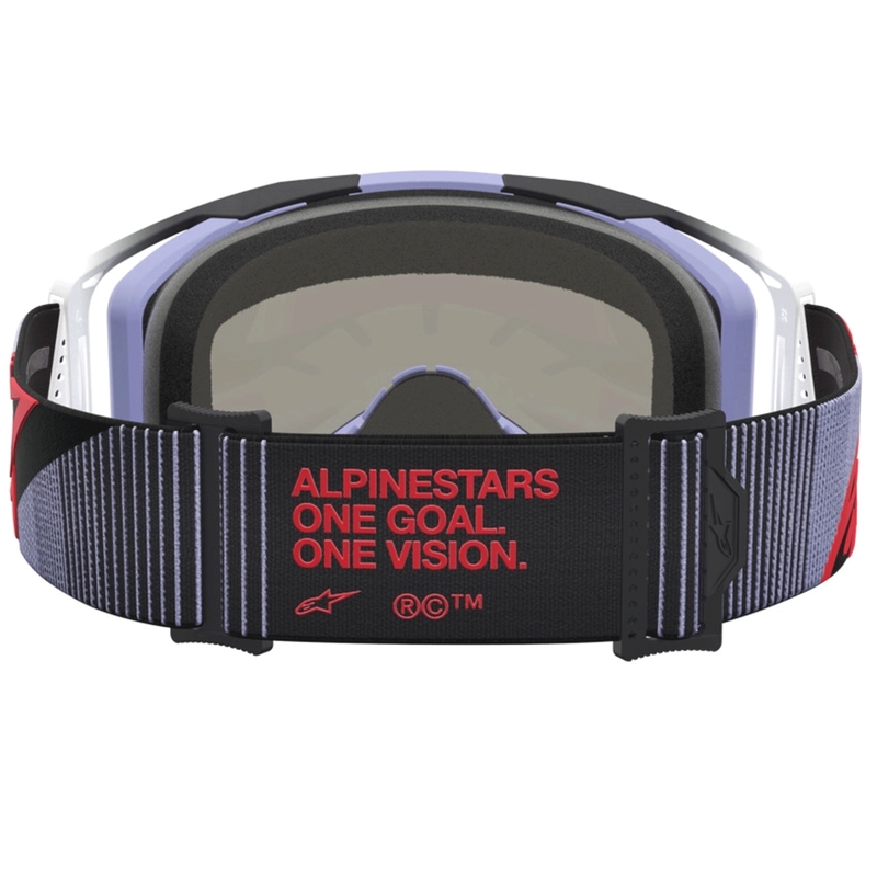 Occhiali da motocross Alpinestars Vision 8 Maven lavanda-nero