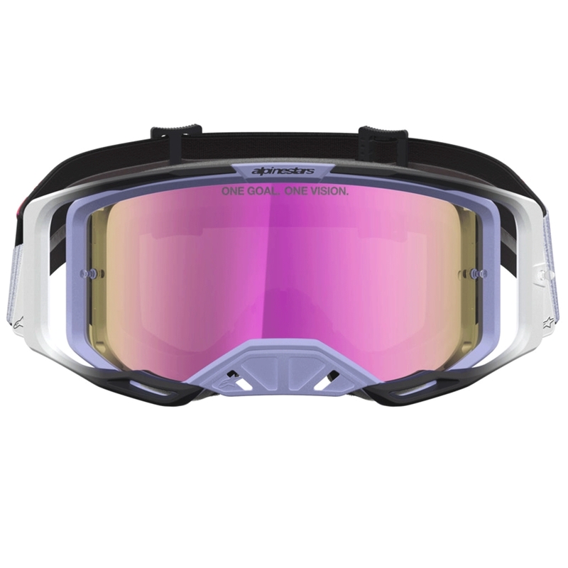 Occhiali da motocross Alpinestars Vision 8 Maven lavanda-nero