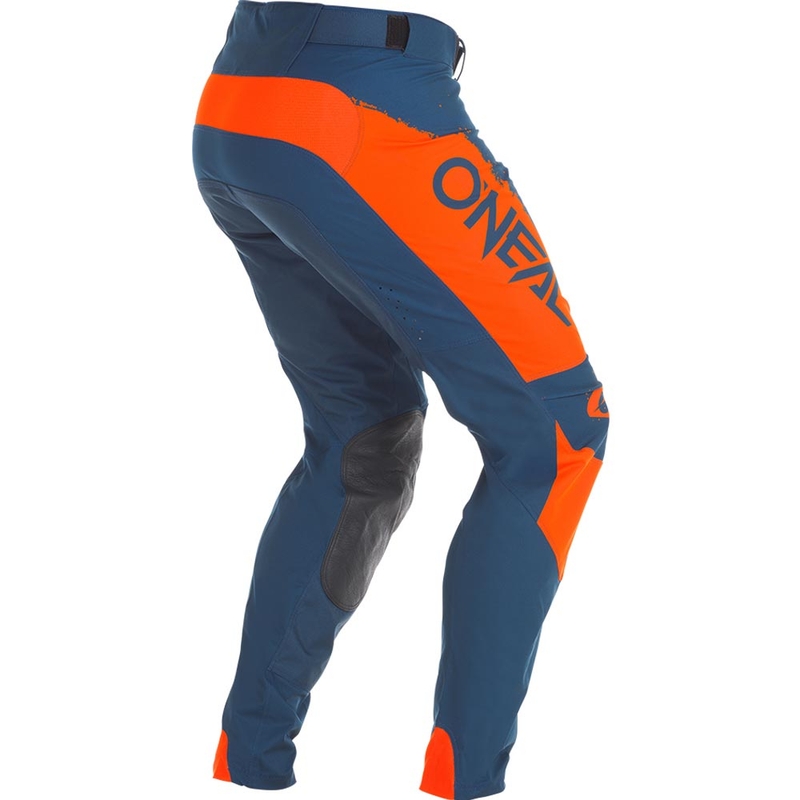 Pantaloni da motocross O'Neal Mayhem Paint blu-arancione