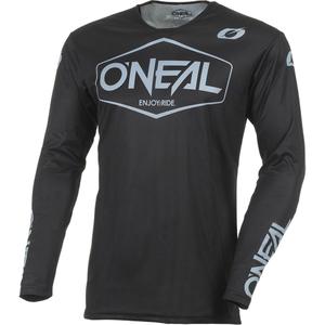 Maglia da motocross nera O'Neal Mayhem Solid