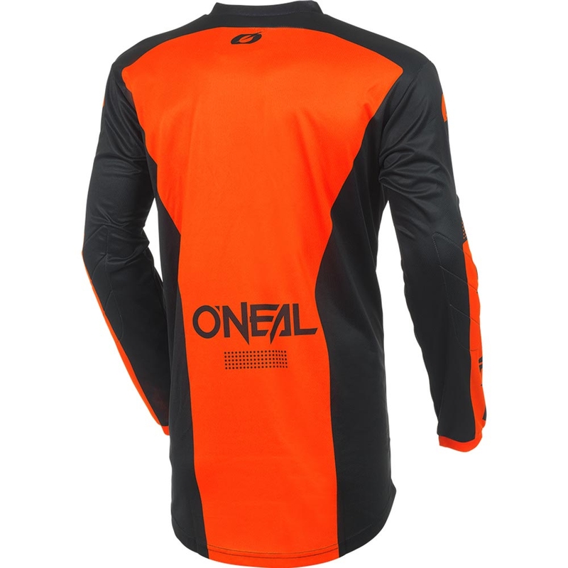 Maglia motocross O'Neal Element Racewear nero-arancio