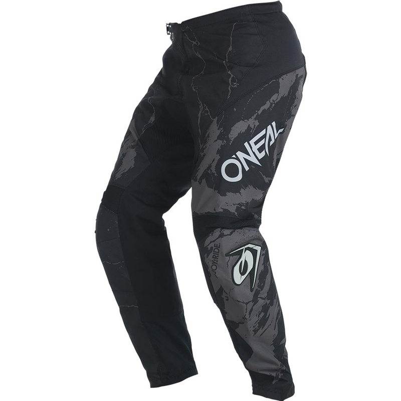 Pantaloni da motocross O'Neal Element Acid neri e grigi