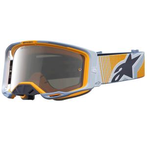 Occhiali da motocross Alpinestars Vision 8 Maven blu-arancione