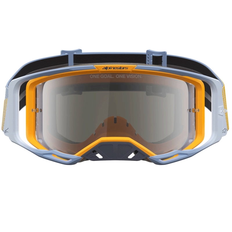 Occhiali da motocross Alpinestars Vision 8 Maven blu-arancione