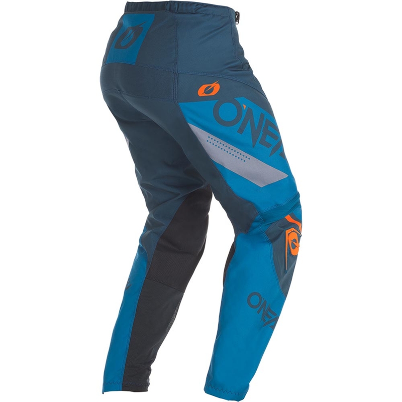 Pantaloni da motocross O'Neal Element Factor blu-arancione