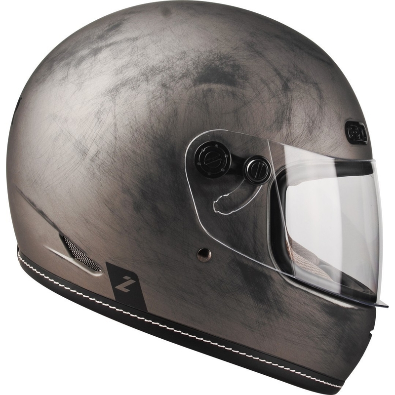 Casco moto integrale Lazer Oroshi Cafe Racer nero-marrone Saldi