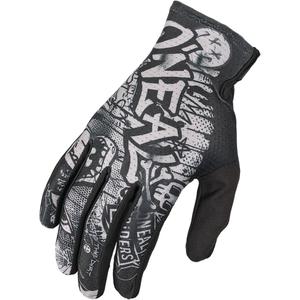 Guanti da motocross O'Neal Matrix Rancid neri-grigi