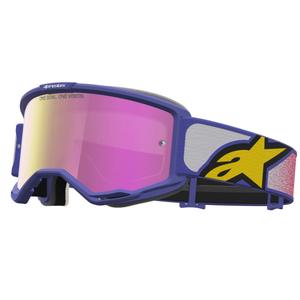 Occhiali da motocross Alpinestars Vision 5 Drag rosso-viola