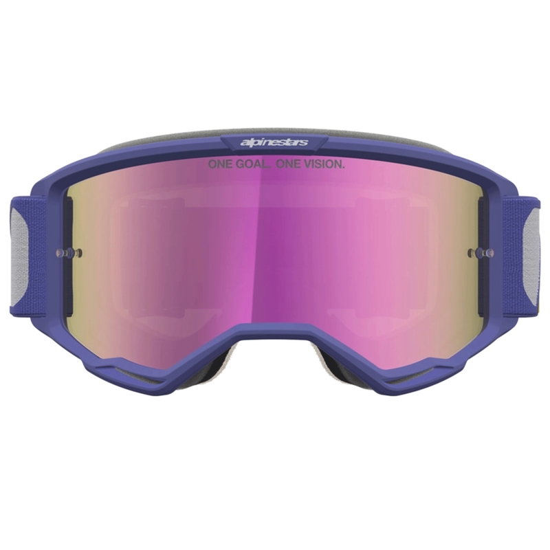 Occhiali da motocross Alpinestars Vision 5 Drag rosso-viola