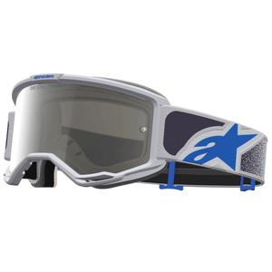 Occhiali da motocross Alpinestars Vision 5 Drag, colore viola chiaro-blu