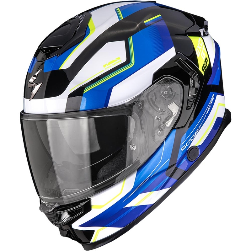 Casco integrale da moto Scorpion EXO-GT SP Air Arkon nero-bianco-blu