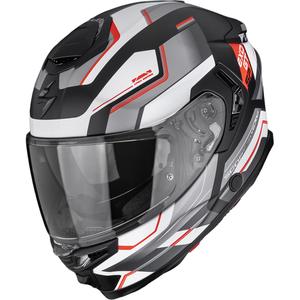 Casco integrale da moto Scorpion EXO-GT SP Air Arkon nero opaco-argento-rosso