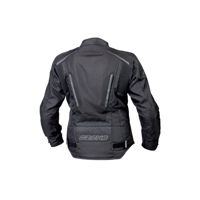 Dámská bunda na motorku Ozone Edge II černá výprodej