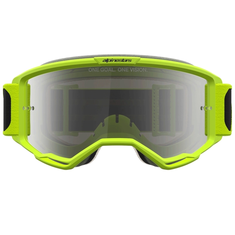 Occhiali da motocross Alpinestars Vision 5 Rora nero-giallo fluo