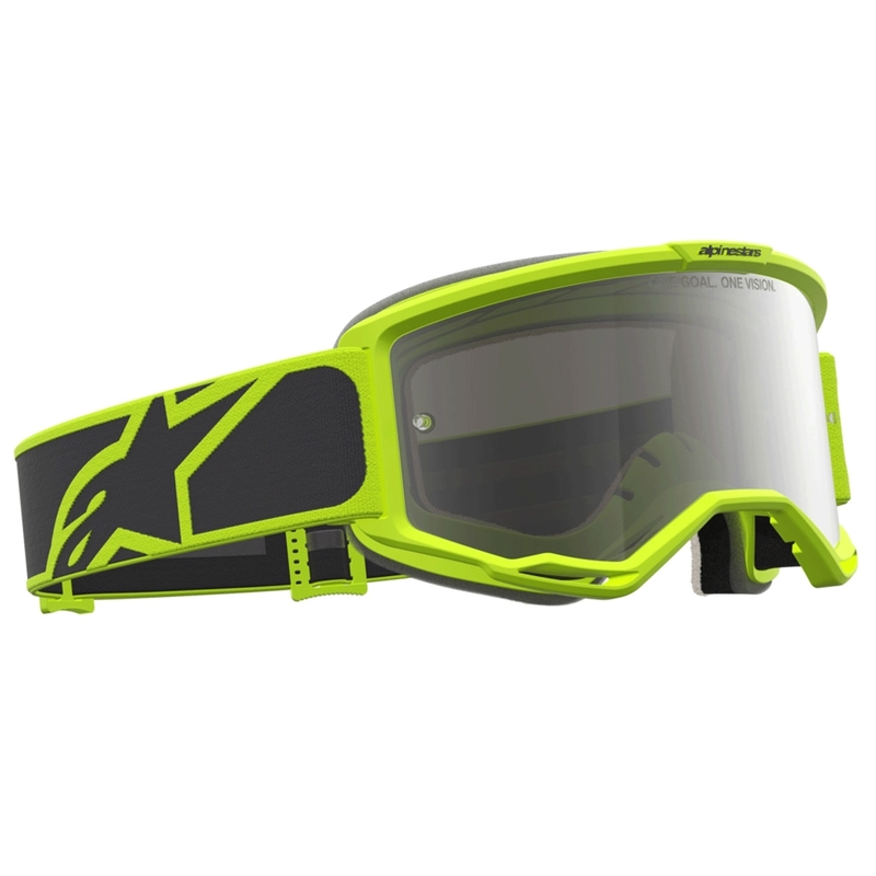 Occhiali da motocross Alpinestars Vision 5 Rora nero-giallo fluo