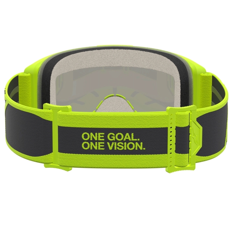 Occhiali da motocross Alpinestars Vision 5 Rora nero-giallo fluo