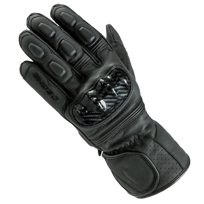 Guanti da moto Ozone Ride II CE nero Saldi