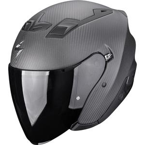 Casco da moto aperto Scorpion EXO-Z1 in fibra di carbonio, nero opaco