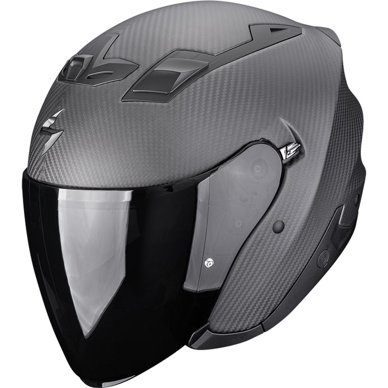 Casco da moto aperto Scorpion EXO-Z1 in fibra di carbonio, nero opaco