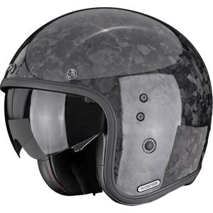 Casco da moto aperto Scorpion Belfast II Carbon Onyx nero