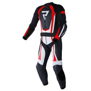 Tuta moto Rebelhorn Piston II PRO nero-bianco-rosso fluo Saldi
