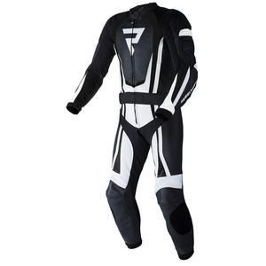 Tuta da moto Rebelhorn Piston II PRO bianca e nera Saldi