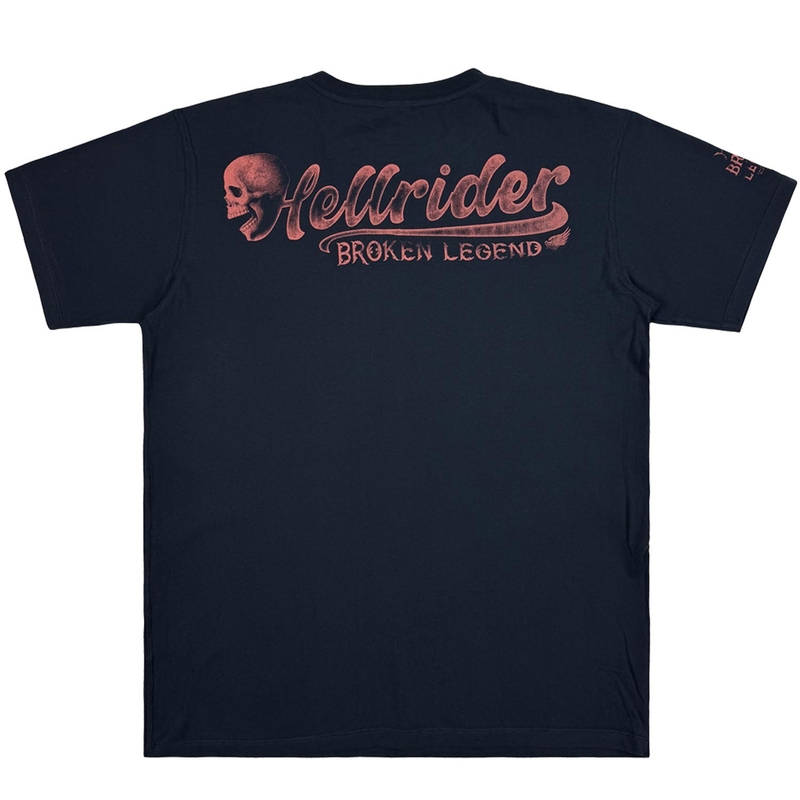 Maglietta Yakuza Premium Hellrider BL 303 blu scuro
