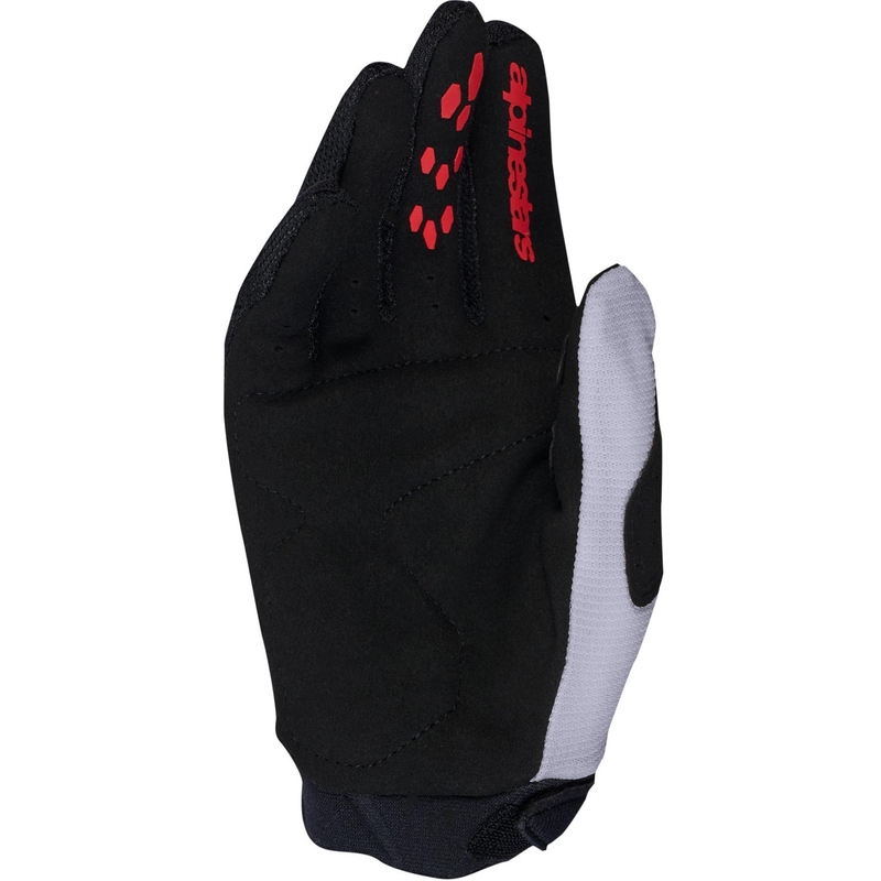 Guanti da motocross Alpinestars Full Bore V2 lilla chiaro-nero-rosso