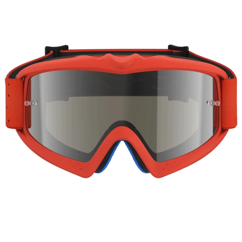 Occhiali da motocross Alpinestars Vision Youth Vesta per bambini, colore arancione-argento.