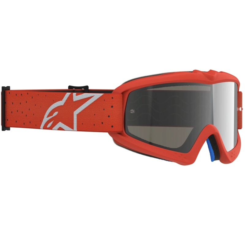 Occhiali da motocross Alpinestars Vision Youth Vesta per bambini, colore arancione-argento.