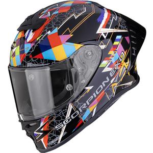 Casco integrale da moto Scorpion EXO-R1 EVO II Air Pouls nero-multicolore