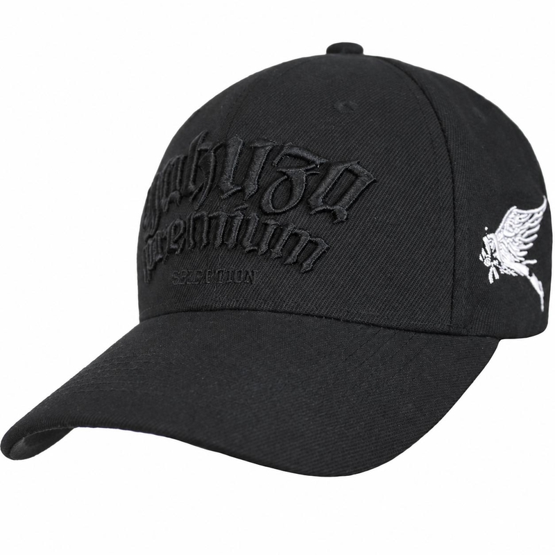 Cappellino Yakuza Premium 4072 bianco e nero
