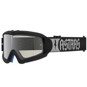 Occhiali da motocross Alpinestars Vision Youth Atrox per bambini, neri e argento