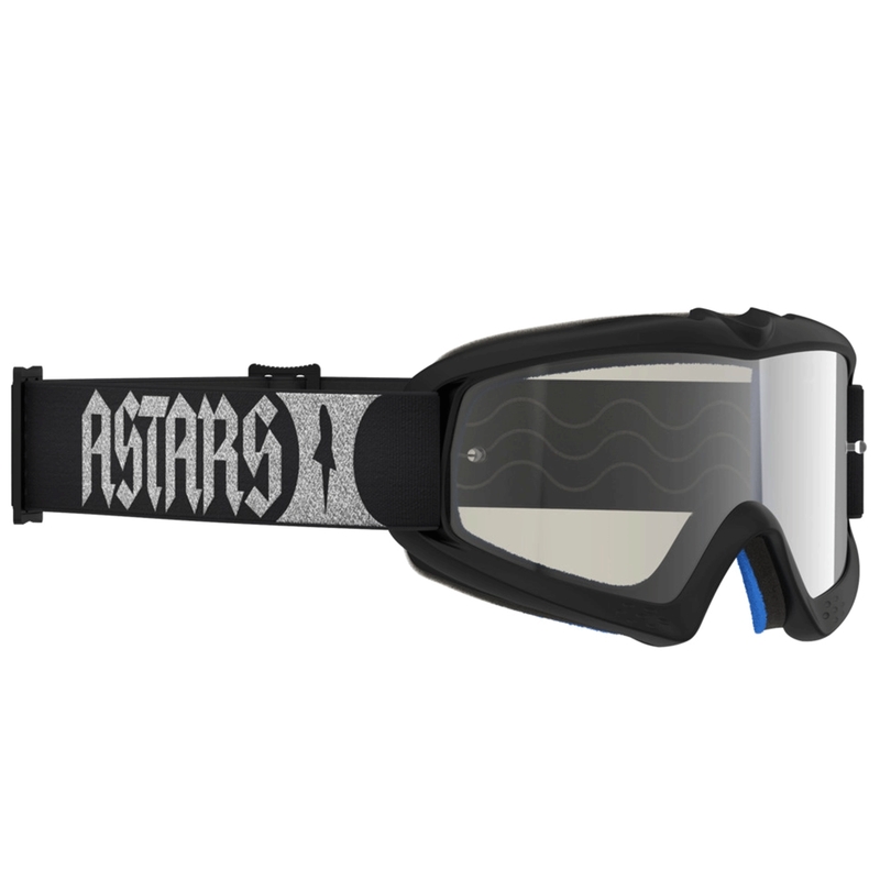 Occhiali da motocross Alpinestars Vision Youth Atrox per bambini, neri e argento