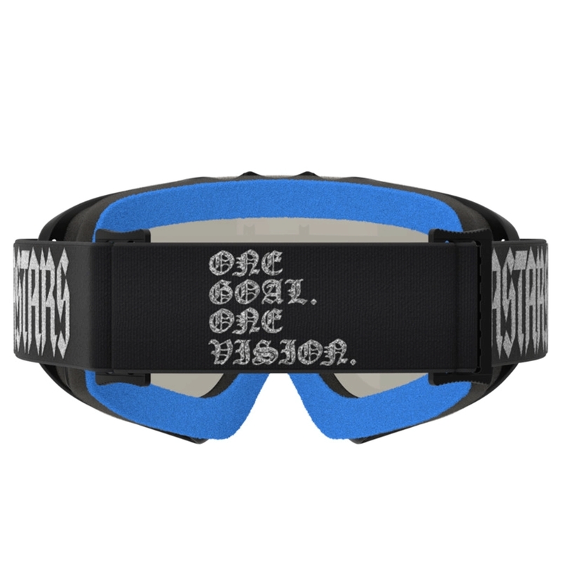 Occhiali da motocross Alpinestars Vision Youth Atrox per bambini, neri e argento