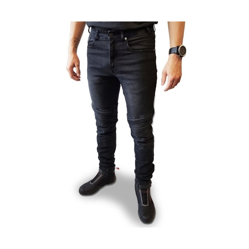 Ozone Hornet II - Jeans da moto neri